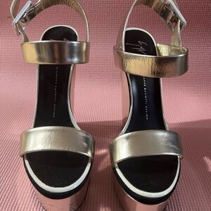 Gold Platform Sandals